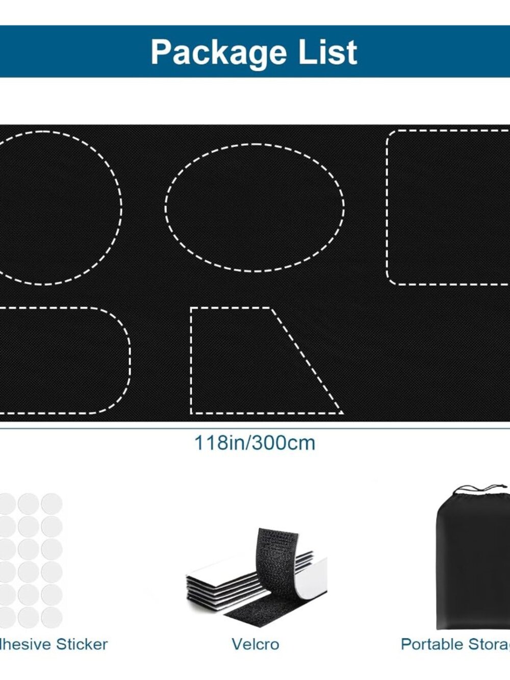 100% Blackout Curtains for Bedroom, Portable DIY Window Blinds, No Drill Window - Picture 2 of 6